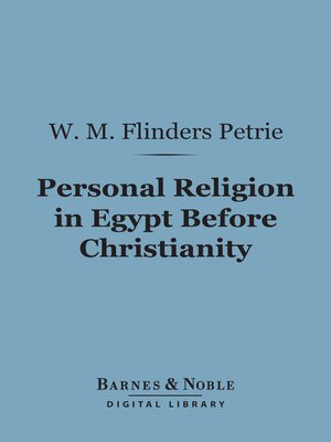 cover image of Personal Religion in Egypt Before Christianity (Barnes & Noble Digital Library)
